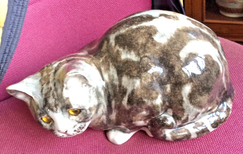 Vintage winstanley ceramic cat - vintage,