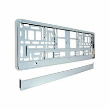 SUPER CHROME Car Number Plate