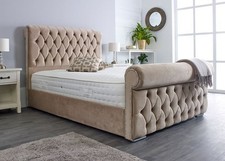 Paris Sleigh Bed Frame In