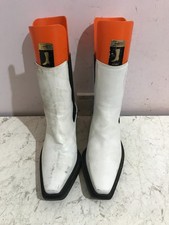 Russell & Bromley cowboy western size UK 4 / 37 White boots shoes - CY