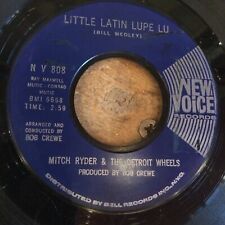 HEAR 1966 FRAT GARAGE ROCKER - MITCH RYDER - LITTLE LATIN LUPE LU - NEW VOICE 