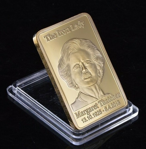 Margaret thatcher gold bar - margaret,