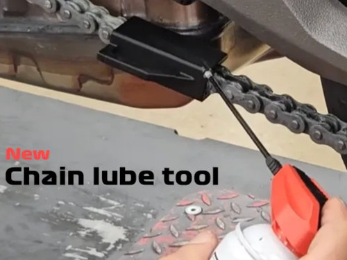 Motorbike chain lube tool - motorbike,
