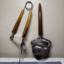 Vtg Bakelite Meat Serving Fork