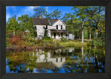 Abandoned House Framed Wall