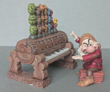 Disney Traditions- Snow White Grumpy "Ornery Organist" Figurine 4032868- Damaged