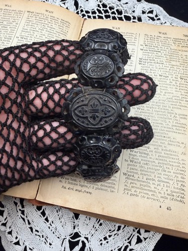 Antique victorian vulcanite - victorian,