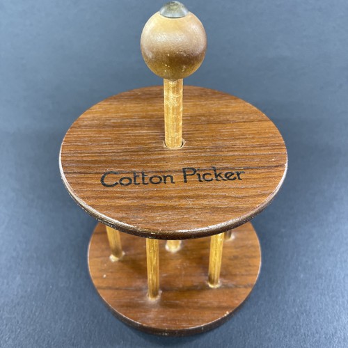 Vintage wooden spool holder - spool,