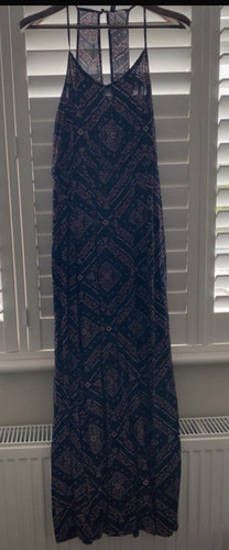 Navy paisley strappy - h&m,