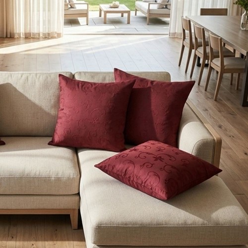 Set burgundy floral - set, of