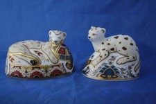ROYAL CROWN DERBY LEOPARD &