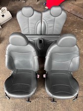 Mini One/Cooper/S Black Profile Leather Seats (R50/R53 Hatchback 2001-2006)