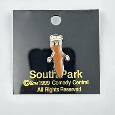 Vintage 1999 South Park Mr. Hankey Pin Badge Comedy Central Enamel New Old Stock
