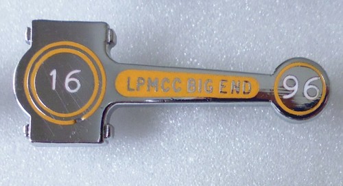 Big end rally enamel pin - rally, badge