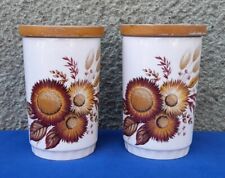 Vintage Pottery Storage Jar LORD NELSON POTTERY  16cm tall,early 60's