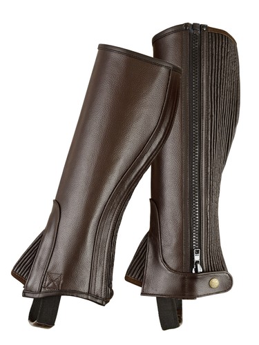 Adults half chaps brown - adults, top