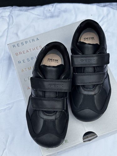 Geox black school shoes eu29 - black,
