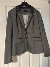 Next Grey Blazer With Dark