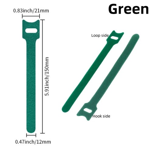 100x reusable ties velcros - reusable,