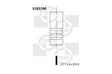 V165740 BGA Intake Valve for