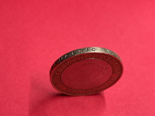 Dna double helix pound - double, coin