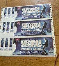 Bryan Adams ULTRA RARE Ticket