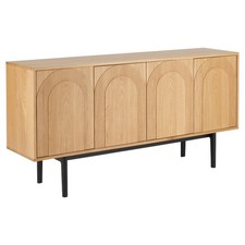Ercol Ravello Sideboard in Oak DM with Black Legs W160 D40 H80 RRP £1400