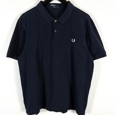 Fred Perry Polo Shirt Mens XL Navy M6000 Short Sleeve Mod Casuals Scooter GC
