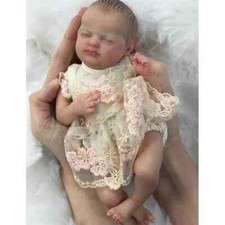 9in Mini Reborn Doll Kits Unpainted Body Parts DIY Unfinished Nursery Baby Toys