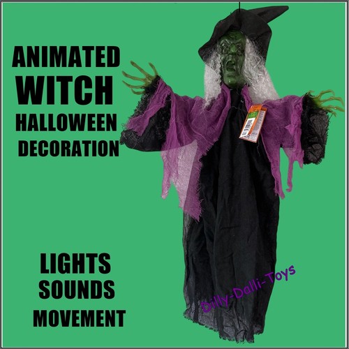 Animated witch hanging - animated,