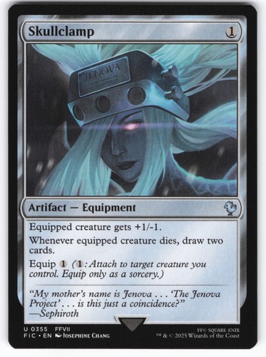 Skullclamp mtg commander - skullclamp,