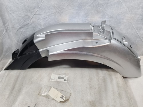 Custom rear silver mudguard - custom,