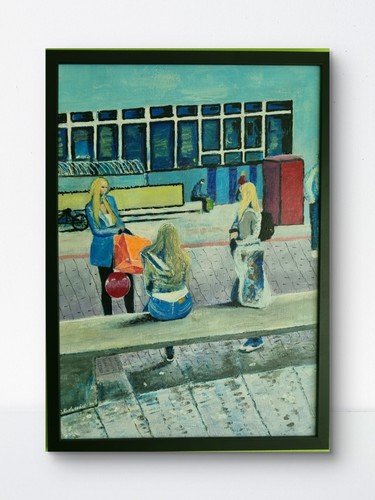 Framed wall art - wall,