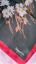 Jacqmar Scarf Black with Red