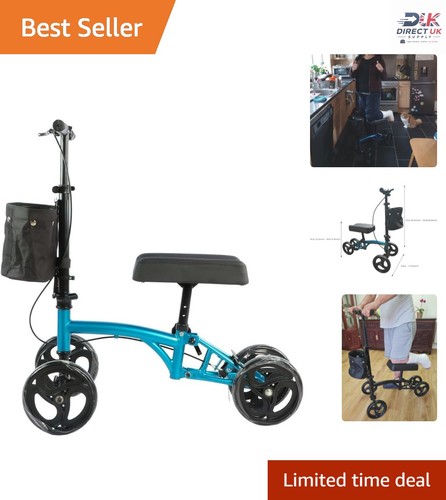 Durable blue knee scooter for - knee,