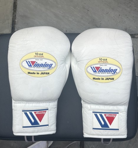 White winning boxing gloves - winning,