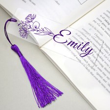 Personalised Acrylic Bookmark