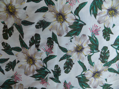 Remants floral curtain - remants,