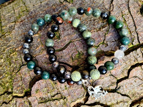 Forest dragon bracelet - dragon,