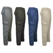 Mens Elasticated Fleece Cargo