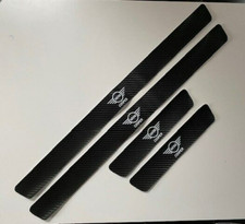 MINI COOPER CARBON VINYL FILM DECALS - DOOR SILL PROTECTORS