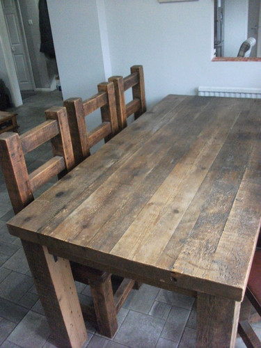 Chunky dining table 6 chairs - chunky,
