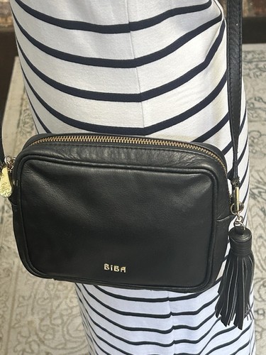 Biba black leather - biba,