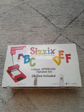 sizzix alphabet upper case dies rare discontinued