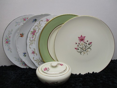 Vintage mismatched china - mismatched,