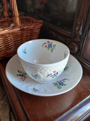 Antique tea bowl cup saucer - bowl,