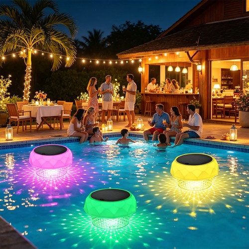 Solar power swimming - solar,