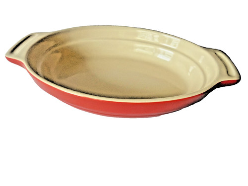 Olive thyme stoneware - stoneware, red