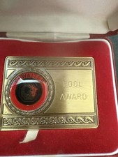 Vintage Thwaites Brewery Pool Award Medal, In Original Box