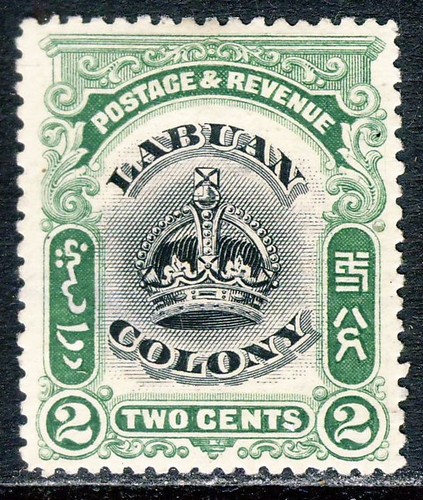 Labuan 1902 black - 1902, green